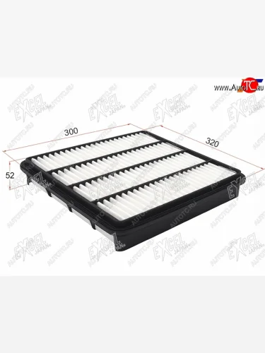 Фильтр воздушный EXCEL JAPAN Lexus LX570  J200 (2007-2022), Toyota Land Cruiser  200 (2007-2021)