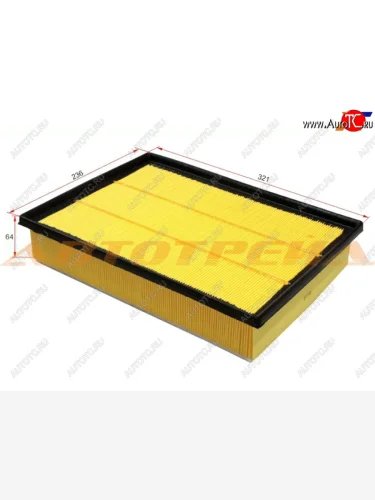 Фильтр воздушный MICRO Lexus GX460  J150 (2009-2022), Toyota Land Cruiser Prado  J150 (2009-2025)