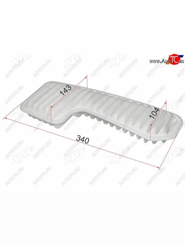 Фильтр воздушный SAT Toyota Mark 2 ( X100,  Qualis,  X110) - RAV4 ( XA10,  CA20,  XA30,  XA305,  XA40,  XA50)