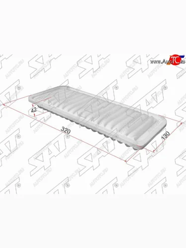 Фильтр воздушный SAT Daihatsu Sirion ( M600) (2005-2017), Toyota Passo ( 1,  2,  3) (2004-2025)