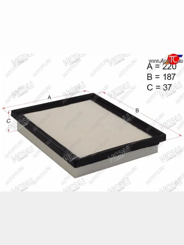 Фильтр воздушный HOSU Toyota Prius ( XW30,  XW50) (2009-2025) дорестайлинг, рестайлинг лифтбэк, рестайлинг