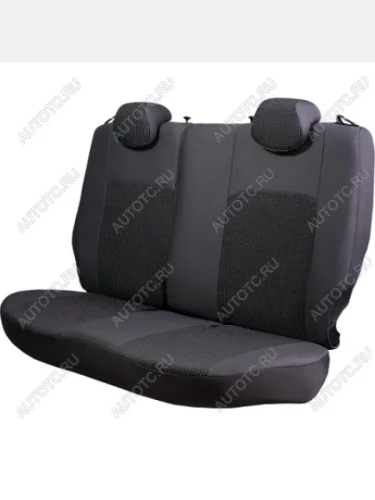 Комплект чехлов для сидений (РЗСиС 60/40-без подлок., 2Г Жаккард) Дублин Lord Autofashion (серый, вставка Сеул серая) Ford Focus 2 седан рестайлинг (2007-2011)