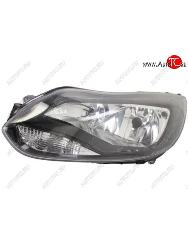 Левая фара (c электрокорректором) DEPO Ford Focus 3 седан дорестайлинг (2011-2015)