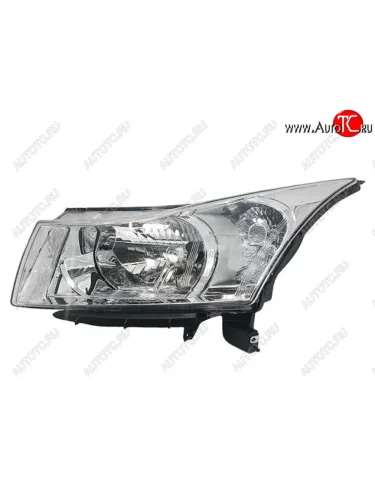 Левая фара (c электрокорректором) BODYPARTS Chevrolet Cruze J300 седан дорестайлинг (2009-2012)