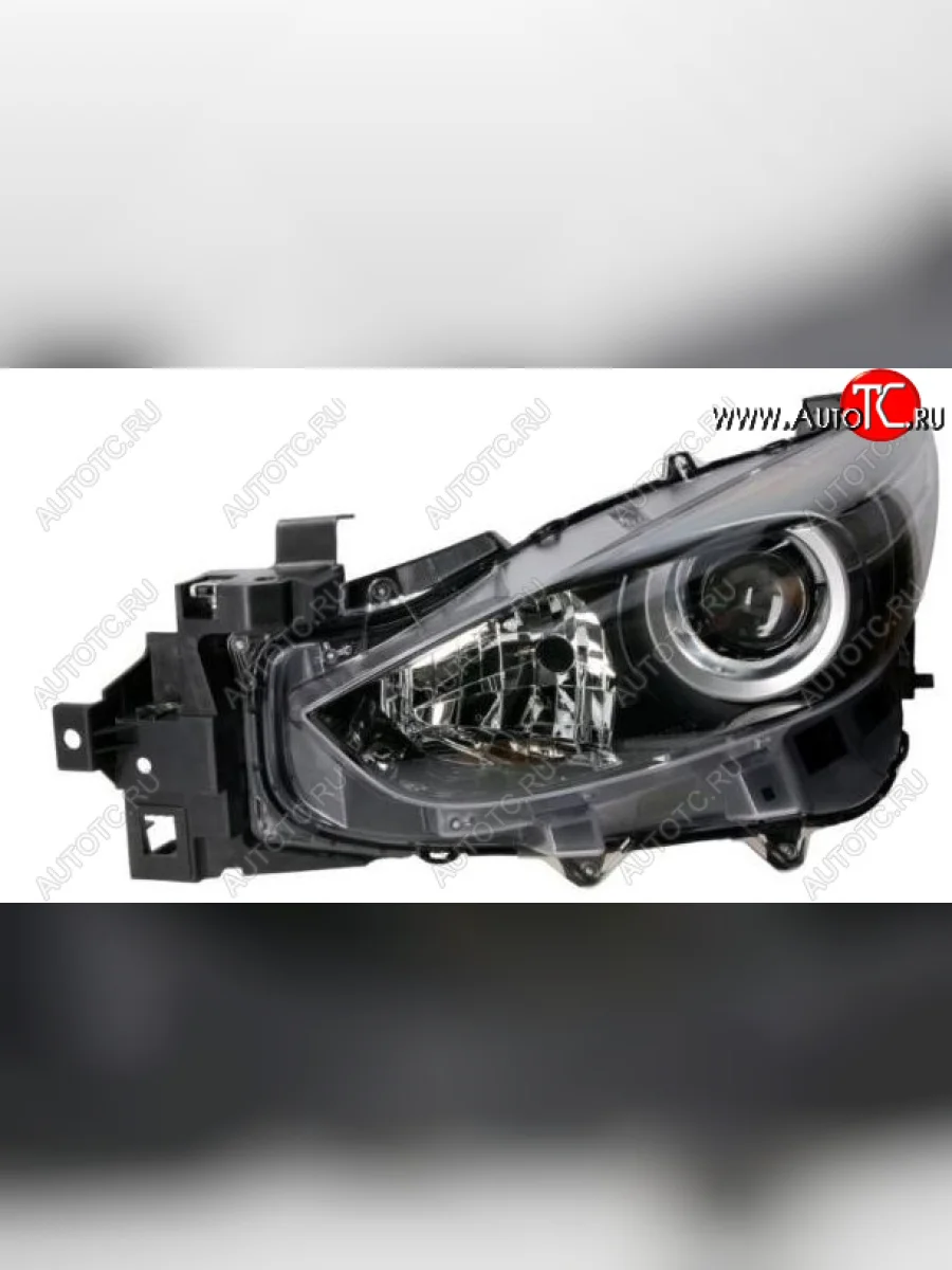 Левая фара (c электрокорректором) DEPO Mazda 3/Axela BM рестайлинг седан (2016-2019)  в Самаре Самарской области
