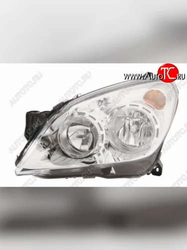 Левая фара (c электрокорректором) DEPO Opel Astra H седан дорестайлинг (2004-2007)
