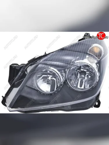 Левая фара (c электрокорректором) DEPO Opel Astra H хэтчбек 5дв дорестайлинг (2004-2007)