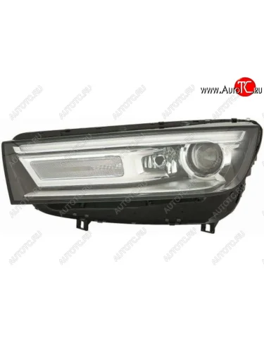 Левая фара (c электрокорректором) DEPO (ксенон) Audi Q5 FY дорестайлинг (2017-2020)