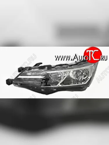 Левая фара (c электрокорректором) DEPO (диодная) Toyota Corolla E180 рестайлинг (2016-2019)