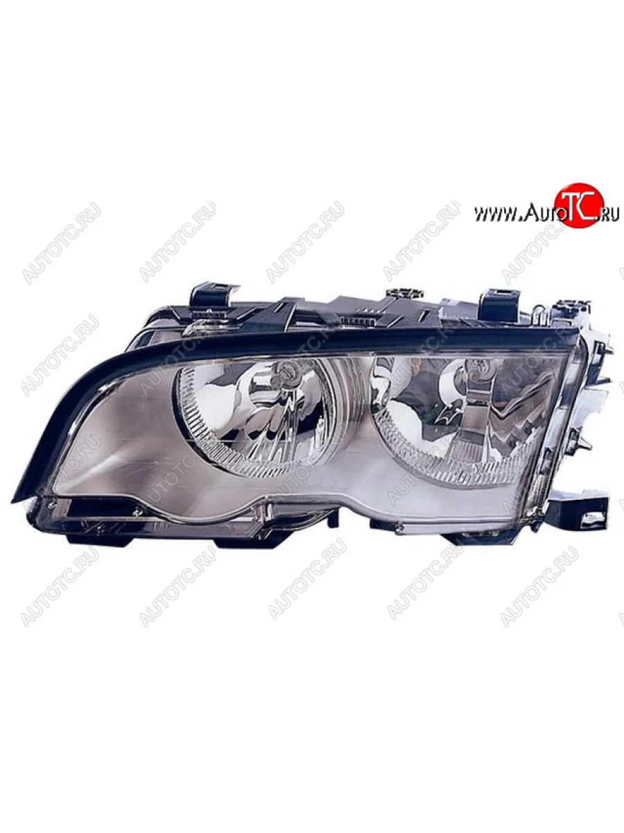 Левая фара (c электрокорректором) DEPO BMW 3 серия E46 седан дорестайлинг (1998-2001)  в Самаре Самарской области