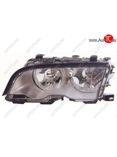 Левая фара (c электрокорректором) DEPO BMW 3 серия E46 седан дорестайлинг (1998-2001)