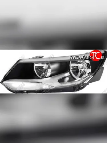 Левая фара (c электрокорректором) DEPO Volkswagen Tiguan NF рестайлинг (2011-2017)