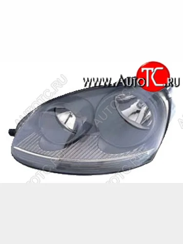 Левая фара (c электрокорректором) DEPO Volkswagen Golf 5 Mk5 хэтчбэк 5 дв. (2003-2009)