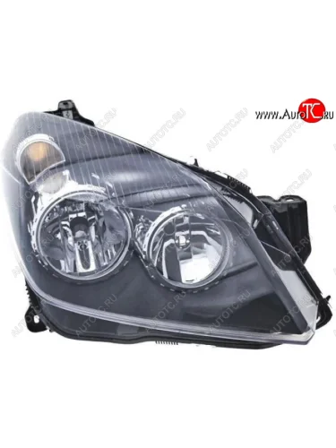 Правая фара (c электрокорректором) DEPO Opel Astra H седан дорестайлинг (2004-2007)