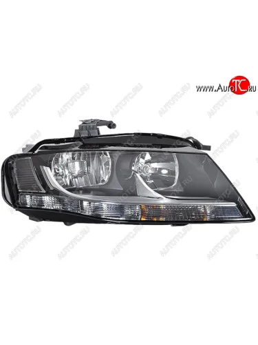 Правая фара (c электрокорректором) DEPO Audi A4 B8 дорестайлинг, седан (2007-2011)
