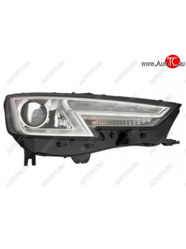 Правая фара (c электрокорректором) DEPO (ксенон) Audi A4 B9 дорестайлинг,седан (2016-2020)