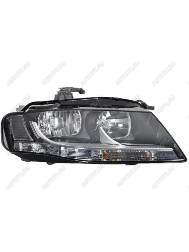 Правая фара (c электрокорректором) DEPO Audi A4 B8 дорестайлинг, седан (2007-2011)