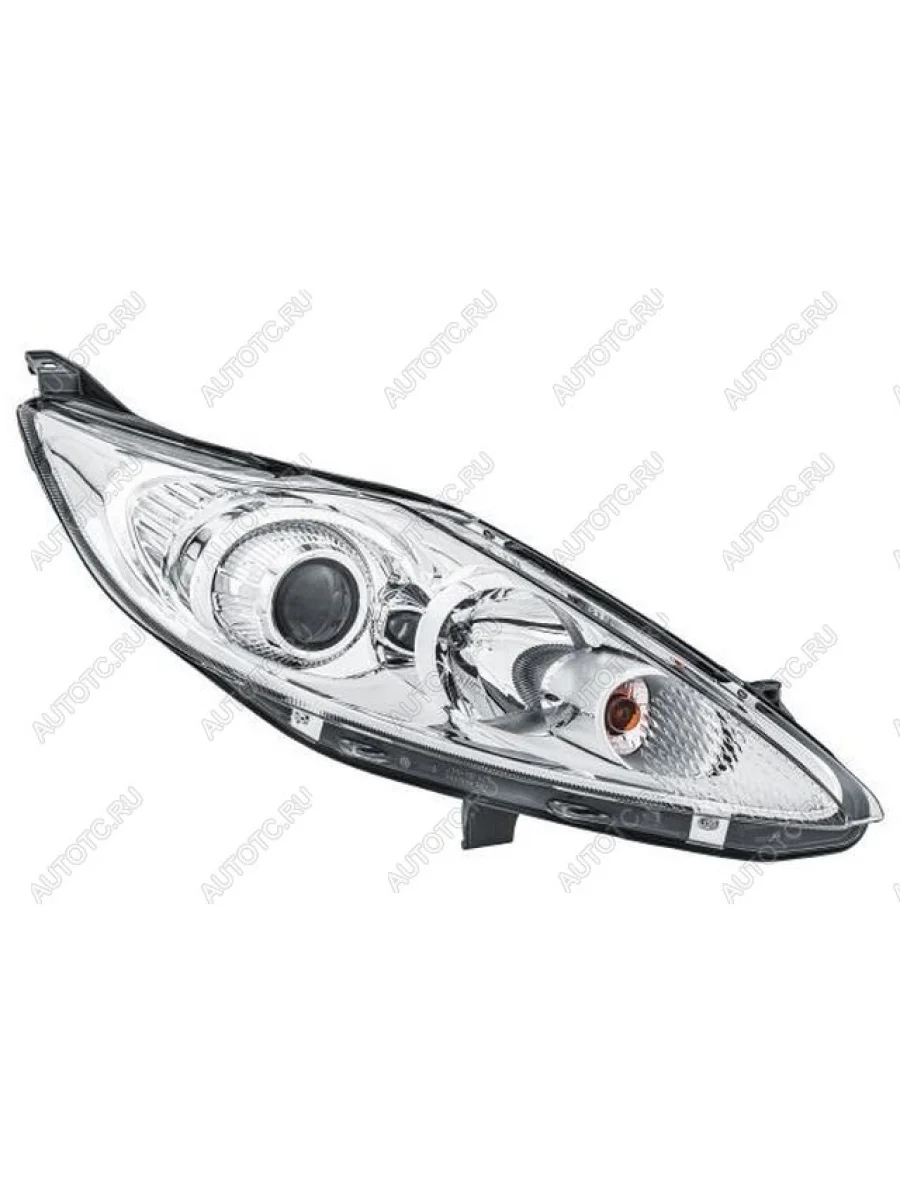 Правая фара (c электрокорректором) DEPO Ford Fiesta 6 хэтчбэк 3 дв. дорестайлинг (2008-2013) (линзован)  с доставкой в г. Керчь