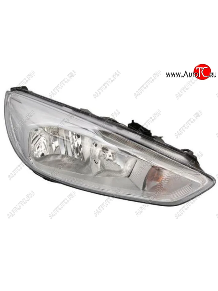 Правая фара (c электрокорректором) DEPO Ford Focus 3 седан рестайлинг (2014-2019) (диодная)  с доставкой в г. Керчь