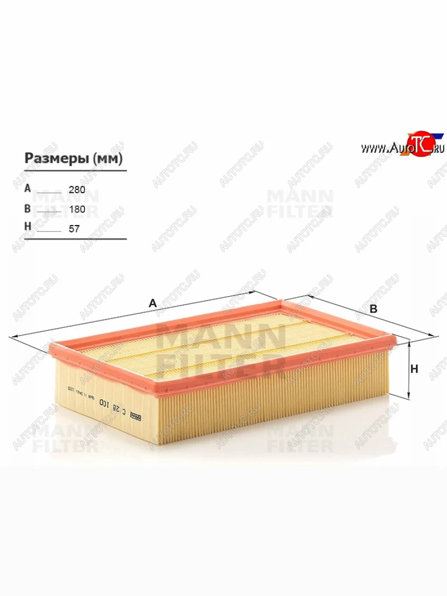 Фильтр воздушный MANN  Ford Transit (2000-2022)  в Керчи Республика Крым