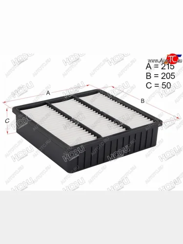 Фильтр воздушный HOSU Mitsubishi Airtek - Outlander  CU