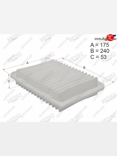 Фильтр воздушный HOSU Toyota Auris  E150 - Corolla  E150