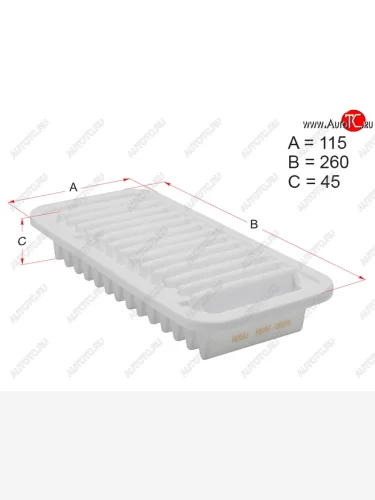 Фильтр воздушный HOSU Toyota Aygo ( 2) - Platz ( рестайлинг)