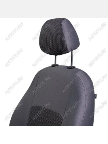 Комплект чехлов для сидений (РЗСиС 40/60, 3Г Жаккард) Дублин Lord Autofashion (серый, вставка Сеул серая) KIA Ceed 2 JD рестайлинг, хэтчбэк (2015-2018)