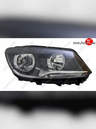 Правая фара (c электрокорректором) DEPO Volkswagen Polo Mk5 6R,6C,61 седан дорестайлинг (2009-2015)