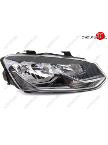 Правая фара (c электрокорректором) DEPO Volkswagen Polo Mk5 6R,6C,61 седан рестайлинг (2015-2020)