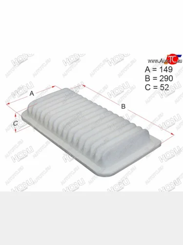 Фильтр воздушный HOSU Toyota Avensis ( T250 седан,  T250 универсал) - Corolla ( E120,  E110,  E130)