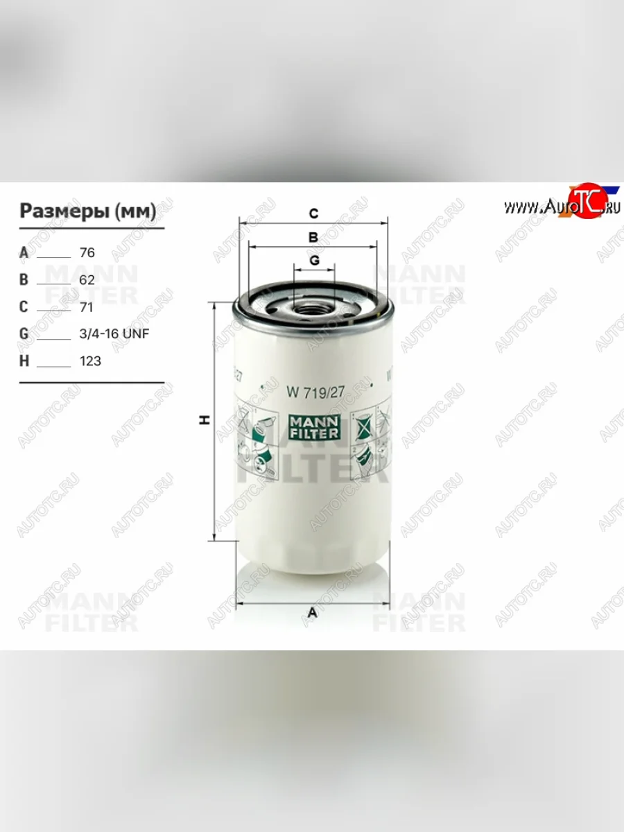 Фильтр масляный MANN Ford Focus 1 седан дорестайлинг (1998-2002)  в Перми Пермском крае