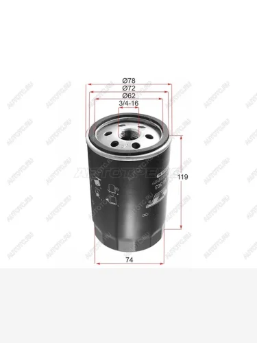 Фильтр масляный MAZDA Mazda Tribute  рестайлинг (2008-2011)