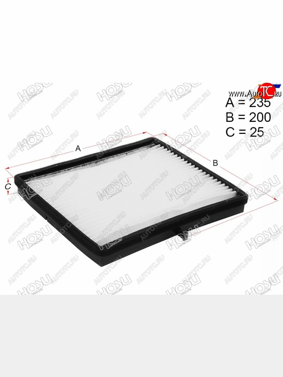 Фильтр салона HOSU  Chevrolet Lacetti (2002-2013), Daewoo Nubira (2003-2008)  в Воронеже Воронежской области