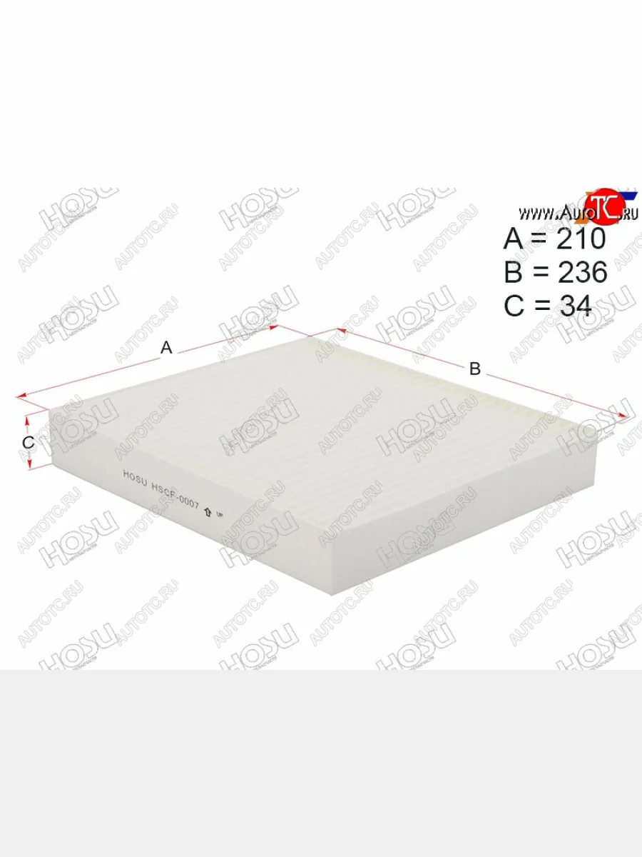Фильтр салона HOSU  Ford  C-max ( Mk1,  Mk2), Focus ( 2,  3)  в Керчи Республика Крым
