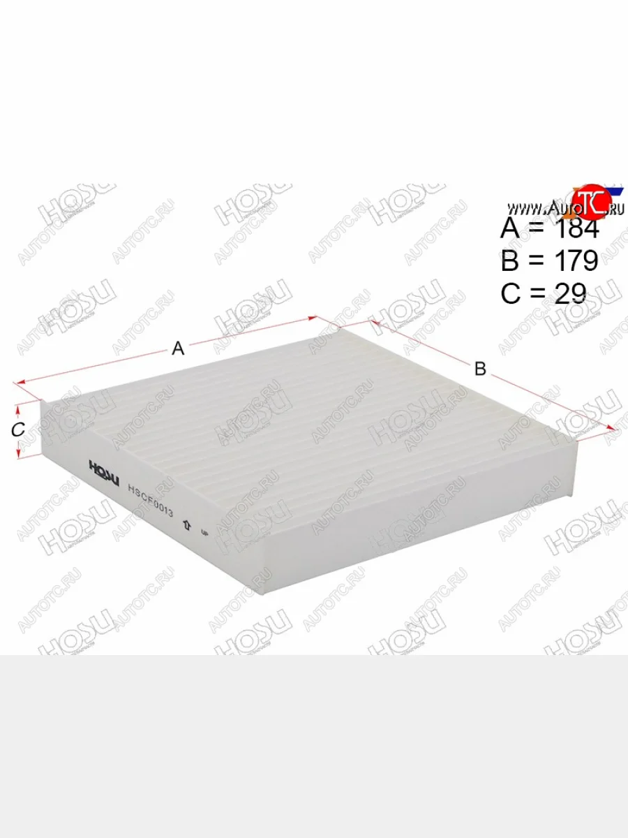 Фильтр салона HOSU  Honda Fit (2001-2007), Honda Jazz (2001-2015), Suzuki SX4 (2006-2021)  в Воронеже Воронежской области