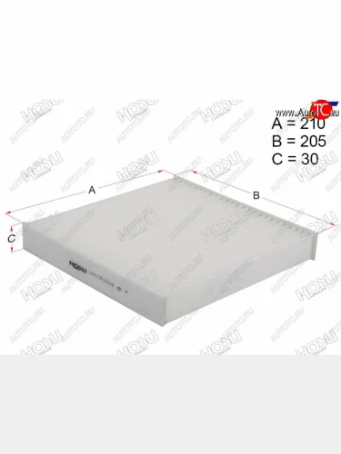 Фильтр салона HOSU Honda Fit  2 (2010-2014) GE 1-ый рестайлинг, GE 2-ой рестайлинг