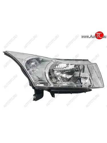 Правая фара (c электрокорректором) BODYPARTS Chevrolet Cruze J300 седан дорестайлинг (2009-2012)