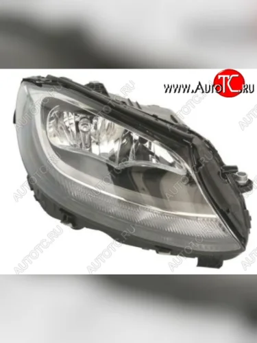 Правая фара (c электрокорректором, диодная) DEPO Mercedes-Benz C-Class W205 дорестайлинг седан (2015-2018)