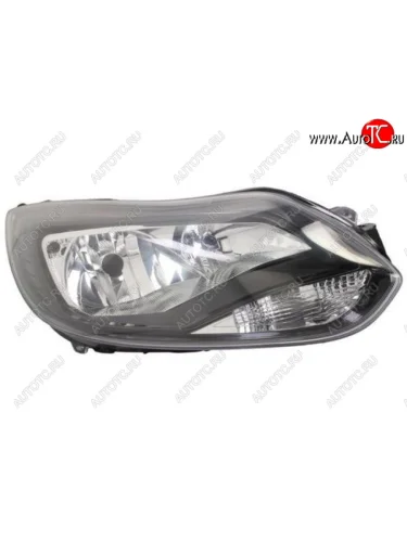 Правая фара (c электрокорректором) DEPO Ford Focus 3 седан дорестайлинг (2011-2015)
