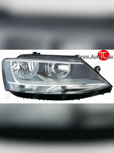 Правая фара (c электрокорректором) DEPO Volkswagen Jetta A6 седан дорестайлинг (2011-2015)