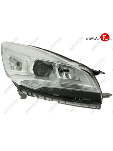 Правая фара (c электрокорректором, ксенон) DEPO Ford Kuga 2 дорестайлинг (2013-2016)