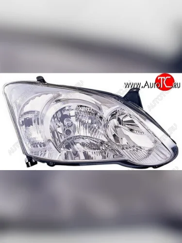 Правая фара (c электрокорректором) DEPO Toyota Corolla E120 седан рестайлинг (2004-2007)