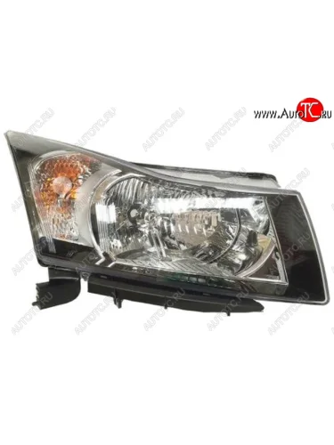 Правая фара (c электрокорректором) DEPO Chevrolet Cruze J300 седан дорестайлинг (2009-2012)