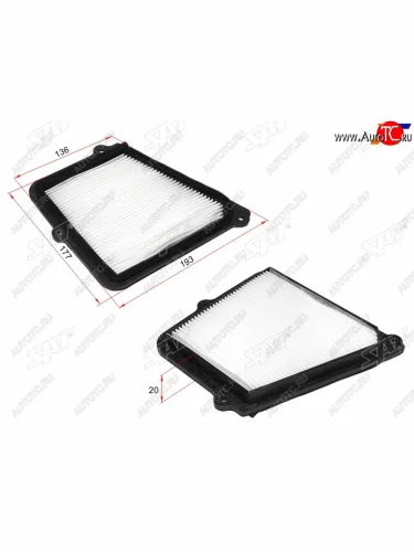 Фильтр салона SAT KIA Bongo  4 PU - K2500