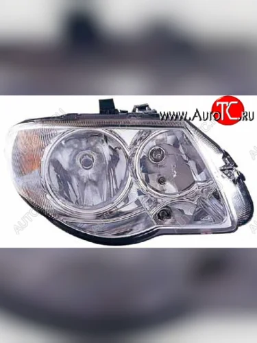 Правая фара (c электрокорректором) DEPO Dodge Caravan минивэн (2000-2007)