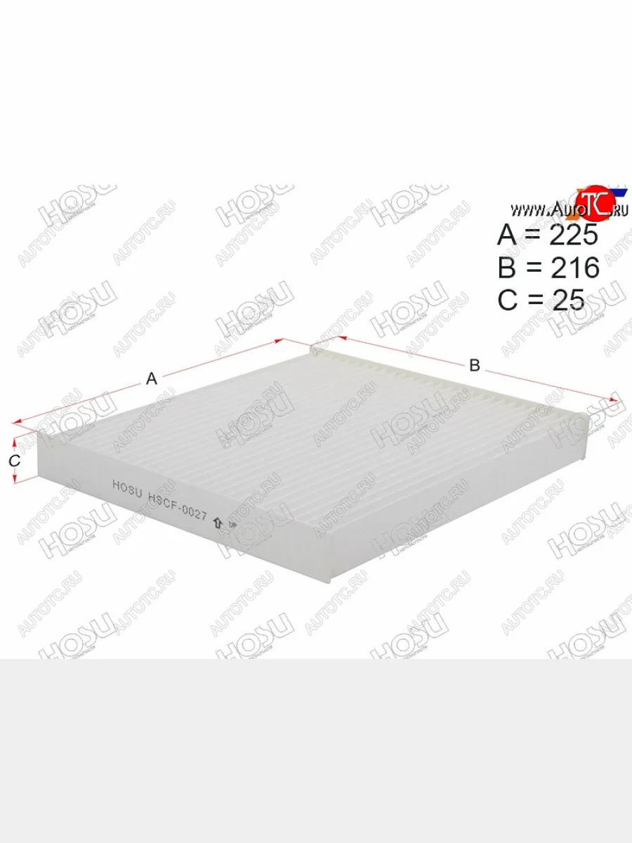 Фильтр салона HOSU  Mazda  6 ( GH,  GJ), CX-7  ER, Demio  2 DY  в Воронеже Воронежской области