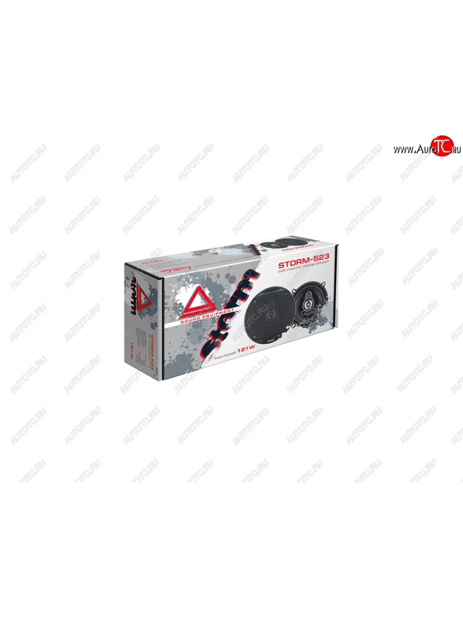 Колонки коаксиальные (3-х полосные, Ø5 (13 см), 61 ВТ) AURA STORM-523 Changan CS35 Plus рестайлинг (2021-2025)