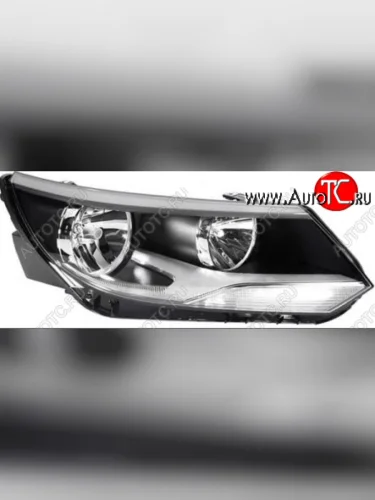 Правая фара (c электрокорректором) DEPO Volkswagen Tiguan NF рестайлинг (2011-2017)