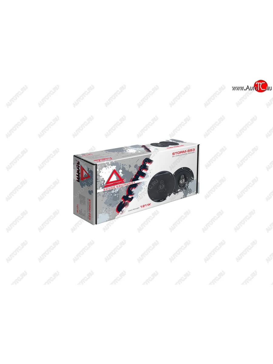 Колонки коаксиальные (3-х полосные, Ø6,5 (16 см), 61 ВТ) AURA STORM-653 Peugeot 207 WA хэтчбэк 3 дв. дорестайлинг (2006-2009)